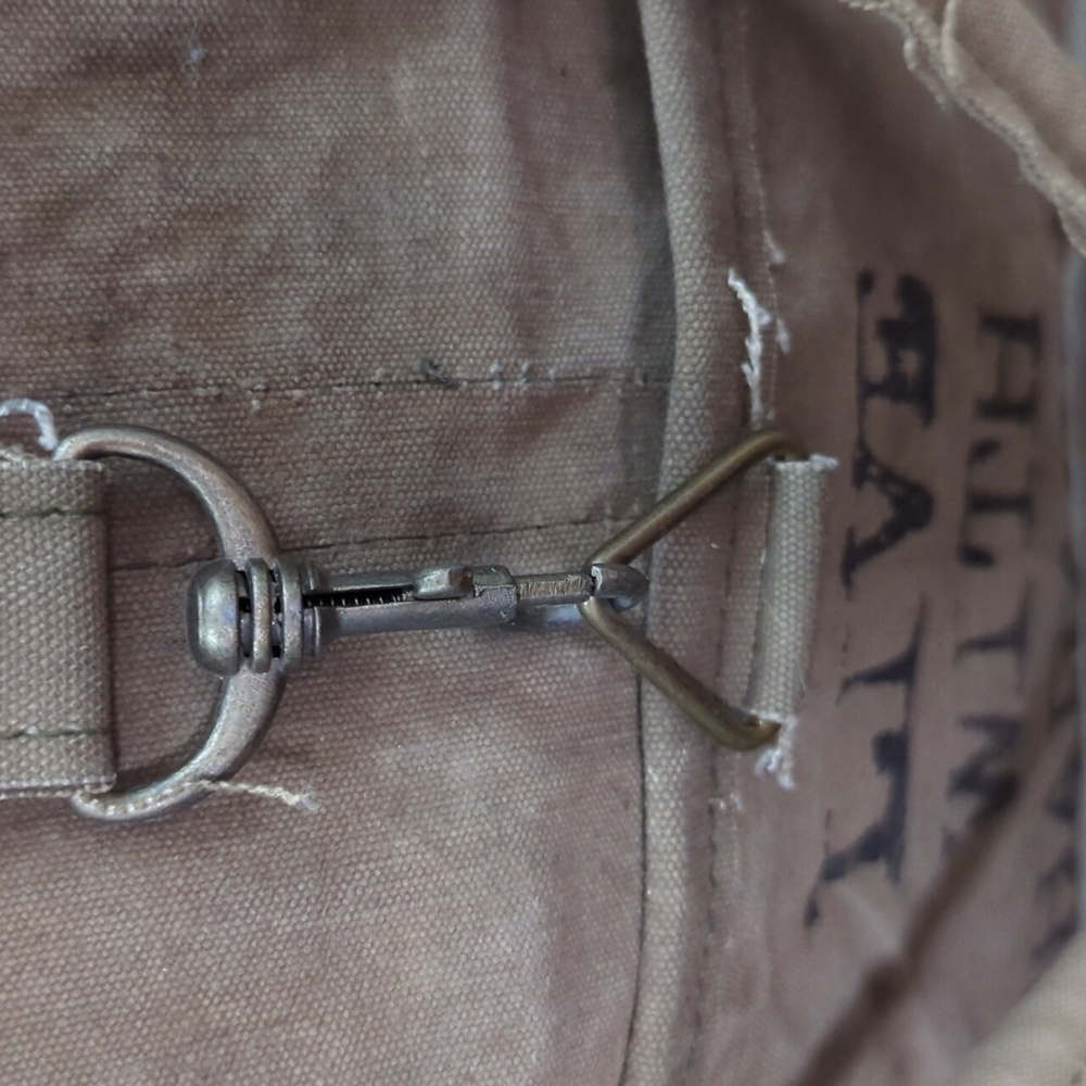 Vintage Addiction Distressed Canvas Messenger Bag - Picture 4 of 10